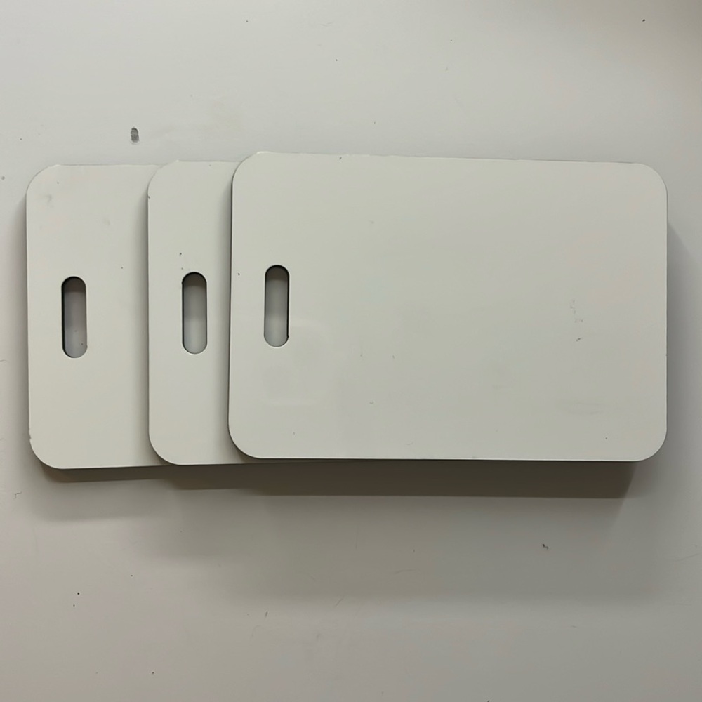 Dry erase luggage tags